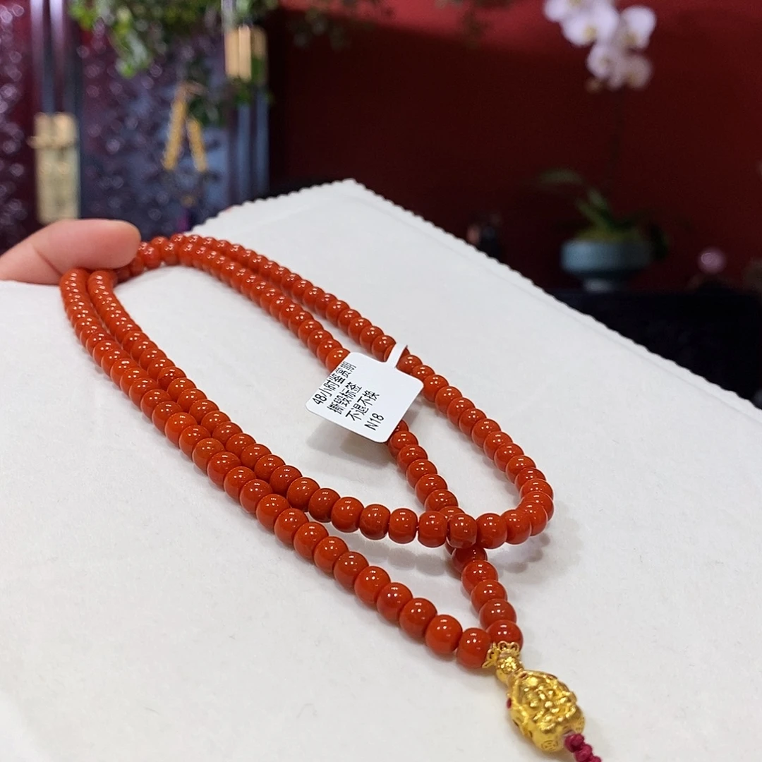 南红玛瑙未镶嵌颈饰