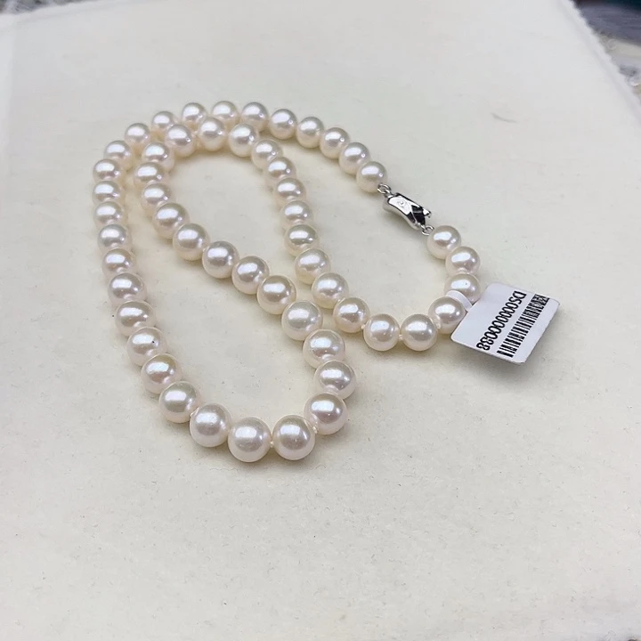 颈饰银S925镶嵌淡水珍珠卡8➕极光炫彩