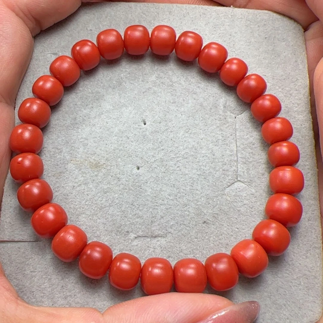南红玛瑙手串未镶嵌