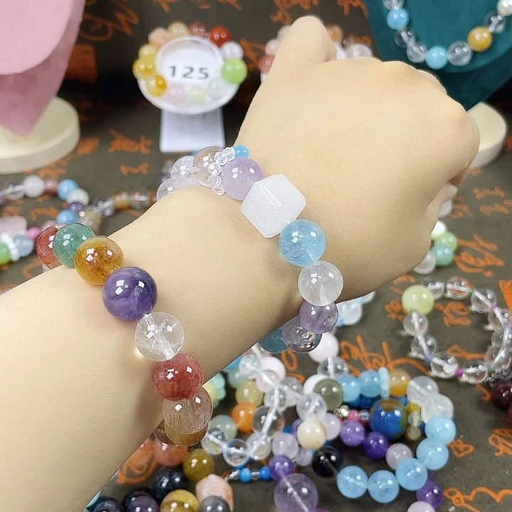 银S925镶嵌手链水晶