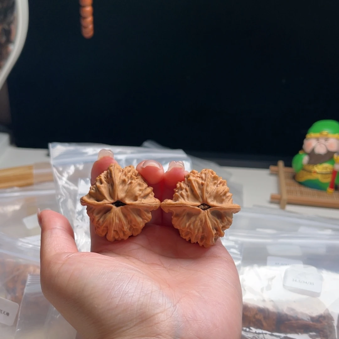 伴***行吊坠文玩核桃41尺全品天地 顺丰到付