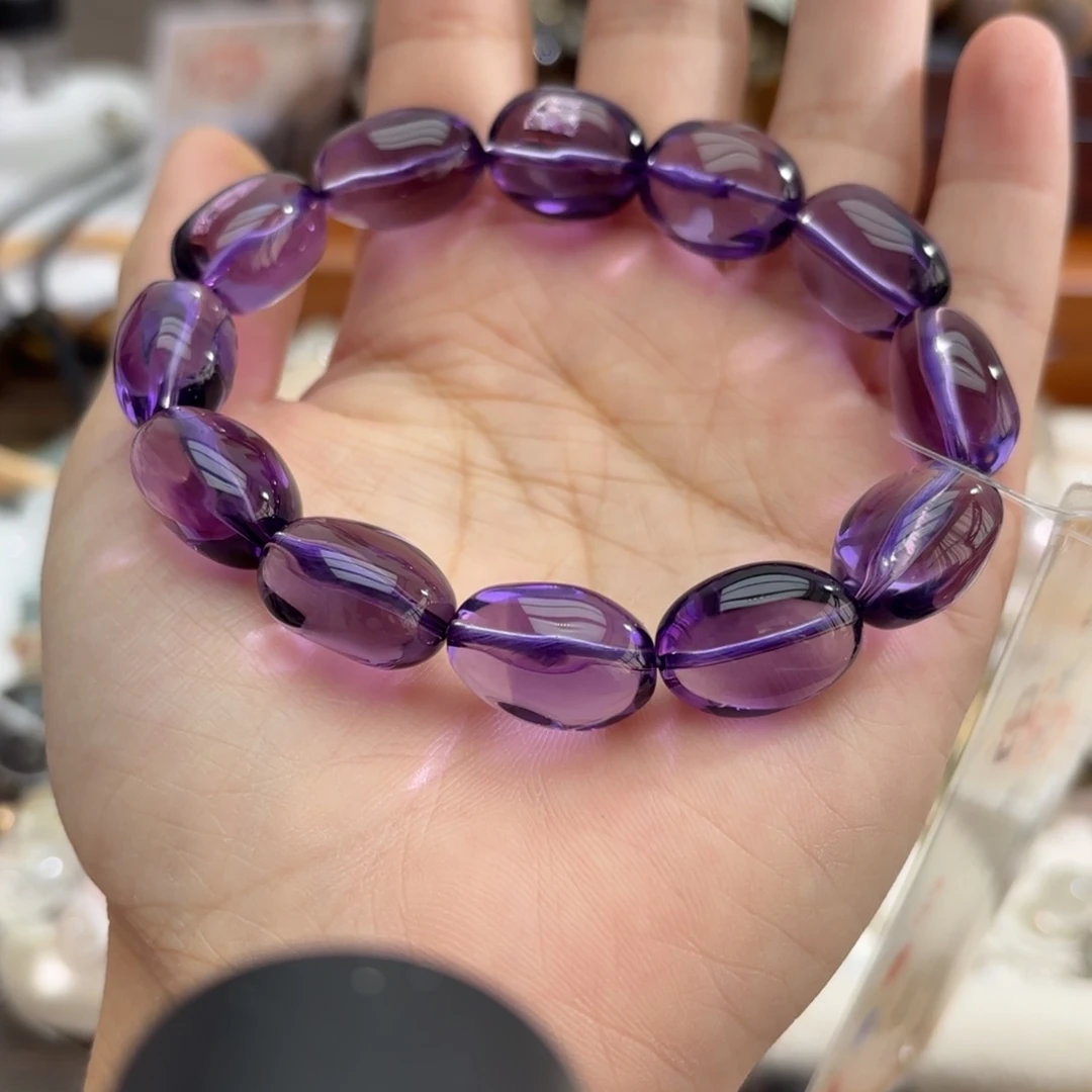 未镶嵌手链水晶宾**妮紫水晶