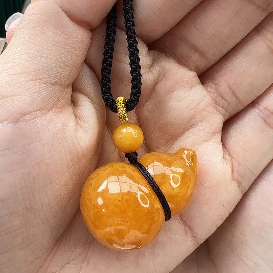 手链琥珀未镶嵌吊坠