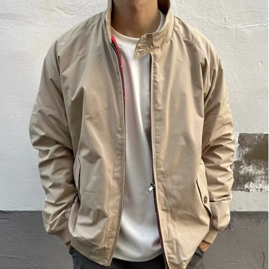 S10 春秋痞帅外套男ins高街潮牌港风日系原宿风韩版潮流宽松夹克