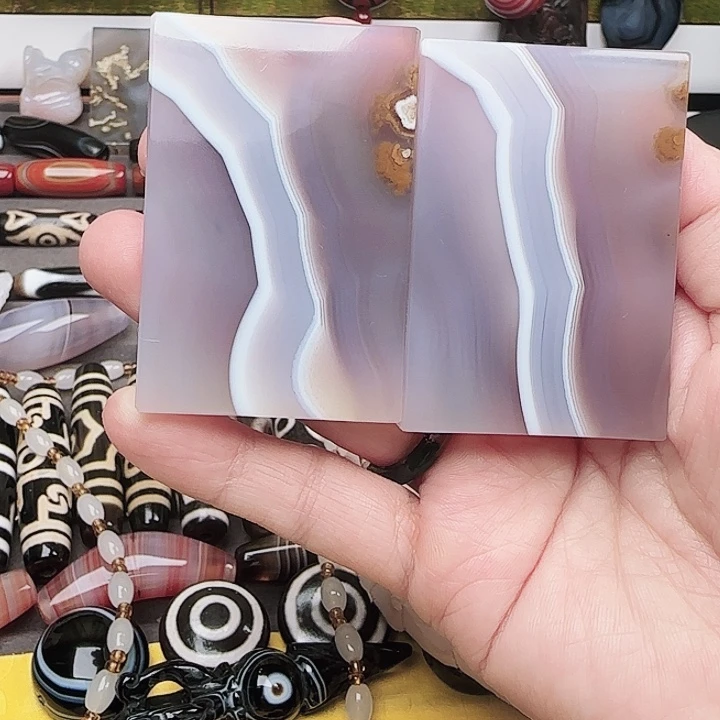 玛瑙/玉髓合金珠宝半成品