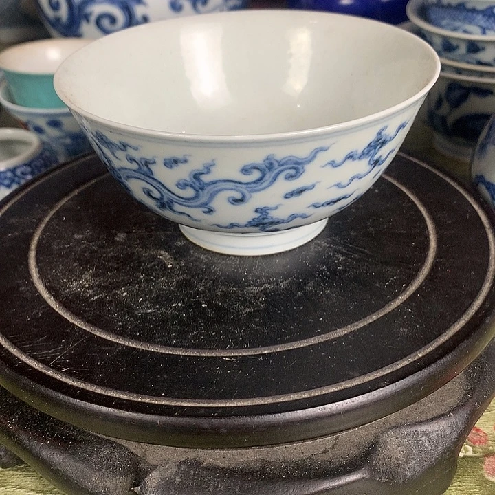 瓷片青花瓷片标本标本