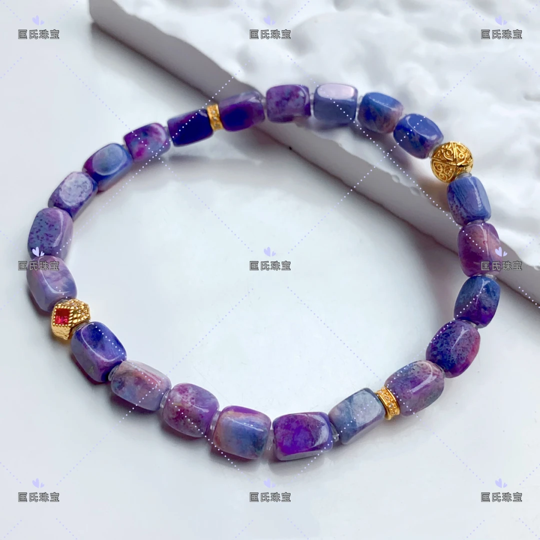 匡氏珠宝 18K收藏级舒俱来普罗旺斯幻彩手链Z-HL-A6187多样性发一