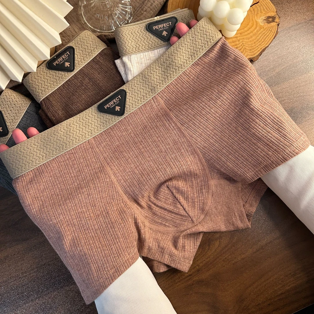 新款男士内裤男平角裤夏季透气大码四角裤青年运动男生舒适短裤头