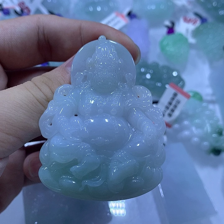 翡翠未镶嵌颈饰天然翡翠A货吊坠