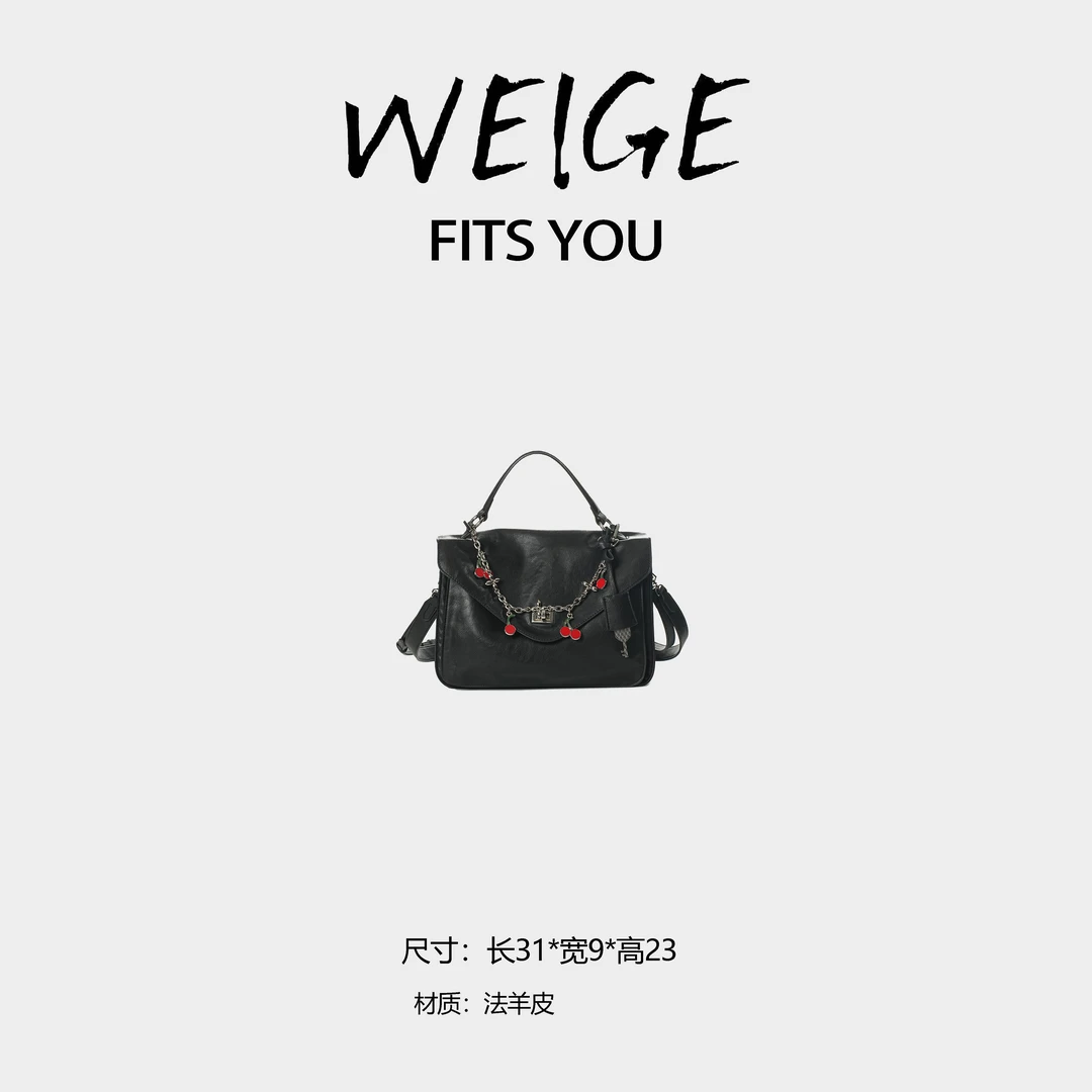 【高定系列】2025时尚休闲百搭通勤女士单肩斜跨包BV3295-黑色