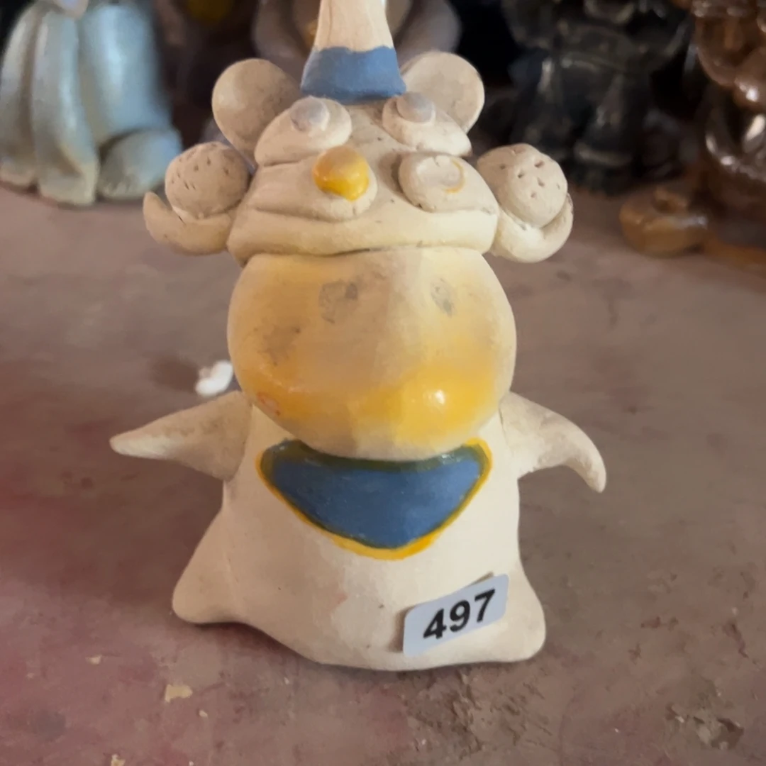 摆件纯手工抽象陶瓷摆件微瑕497