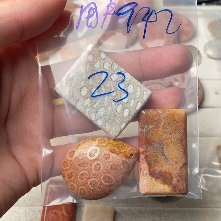 硅化玉颈饰未镶嵌用****5