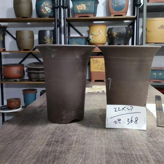 紫砂花盆库存尾货清仓