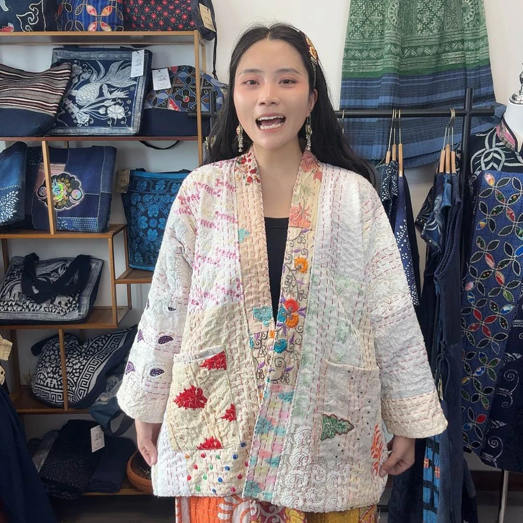 妤然服饰刺子绣外套