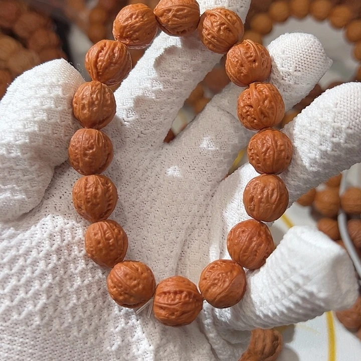 文玩核桃手串叶****h14小桃心