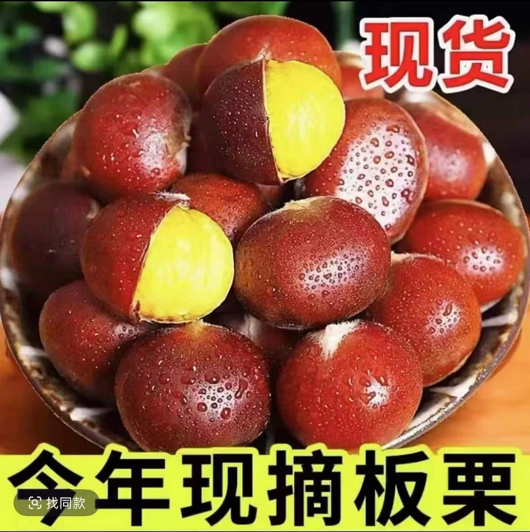 【买3斤送2斤】新鲜现摘高山板栗 生板栗 甘甜清脆鲜香
