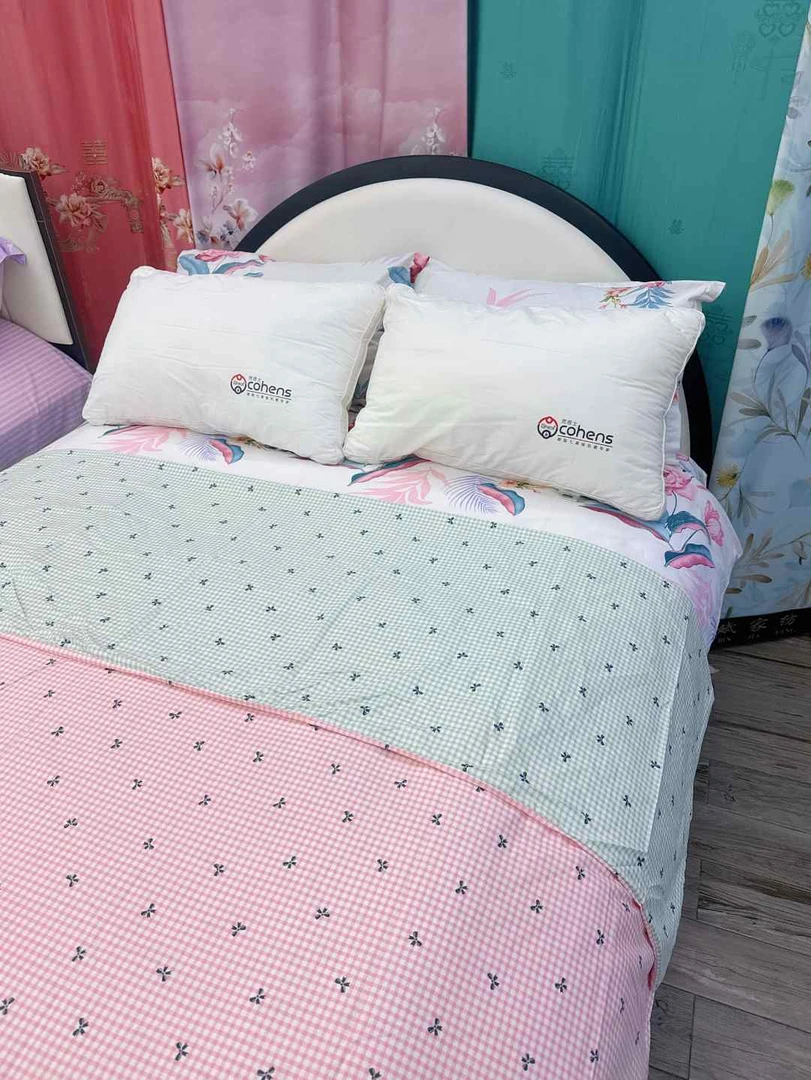 100棉新款双人被套 2米*2.3米  100棉 柔软亲肤透气  蝴蝶结