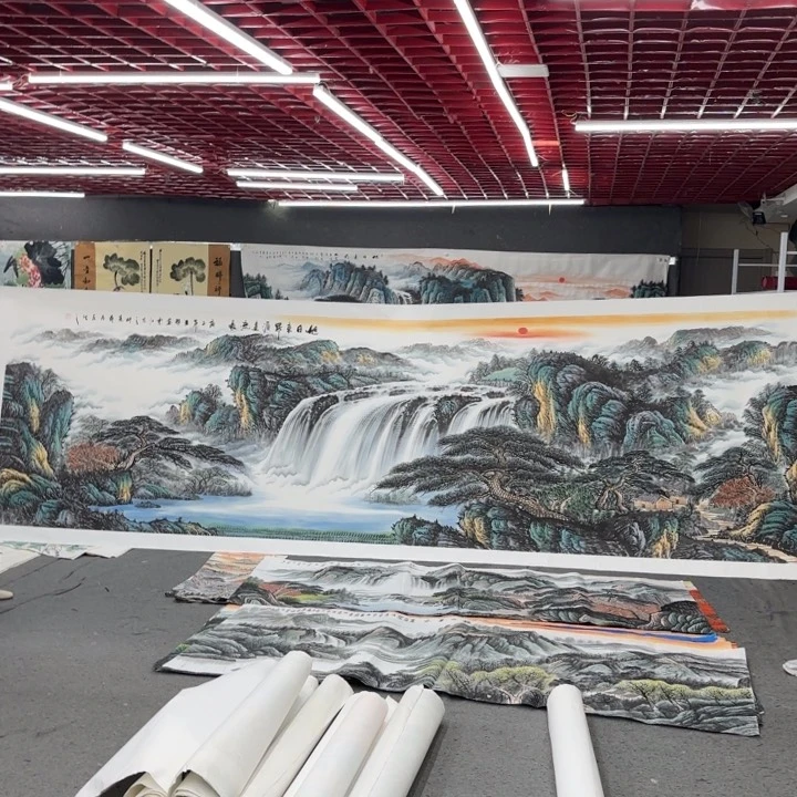 王鹤。字画的制作方法和