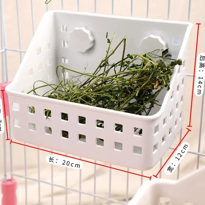 兔子龙猫大容量草架荷兰猪豚鼠固定内置草筐架牧草食盆兔子草架