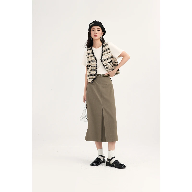 【银泰百货WH】诗凡黎女士休闲时尚半身裙3F3240241