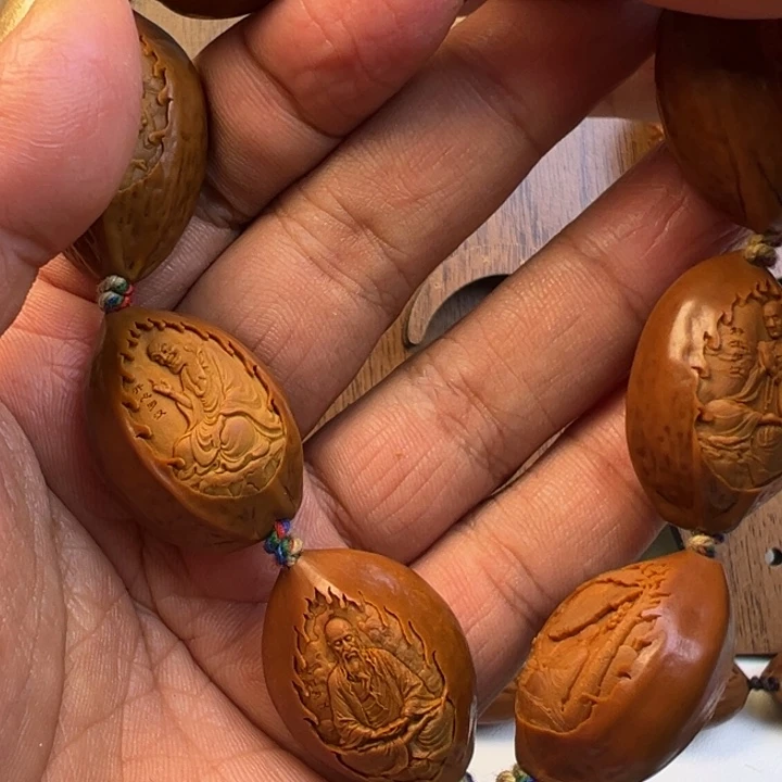 橄榄核手串/手链2.2双面罗汉