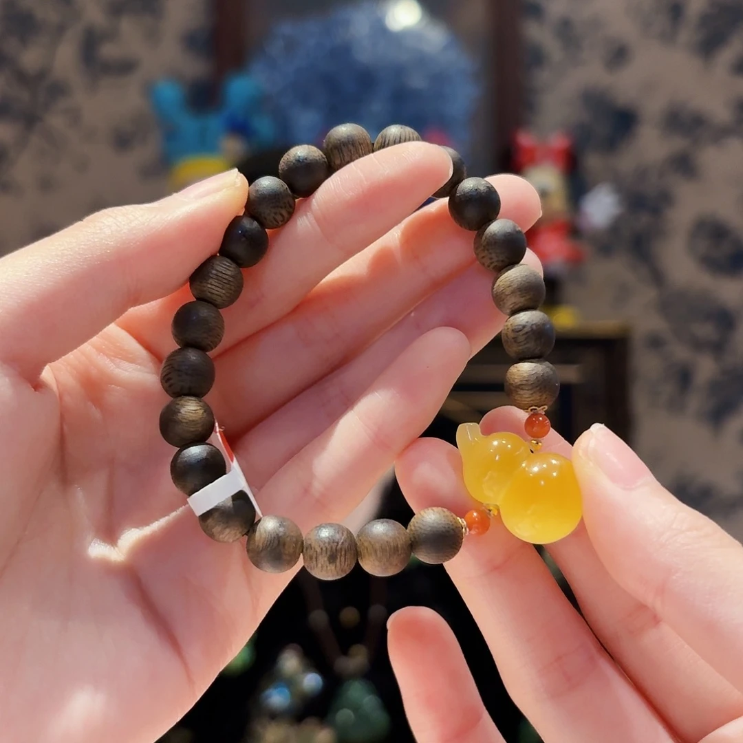 沉香手串未镶嵌手串