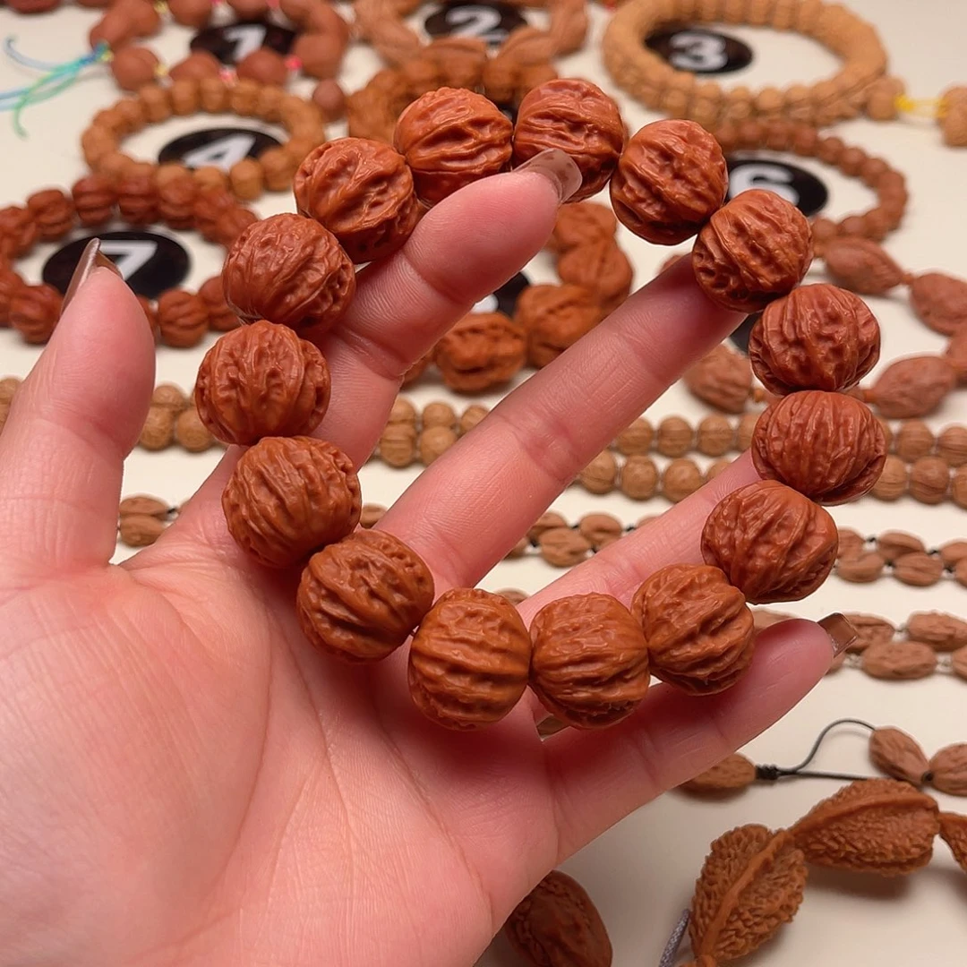 菩****文玩核桃吊坠京八棱