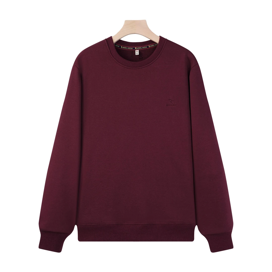 【小花正品】秋冬休闲百搭加绒卫衣-9398
