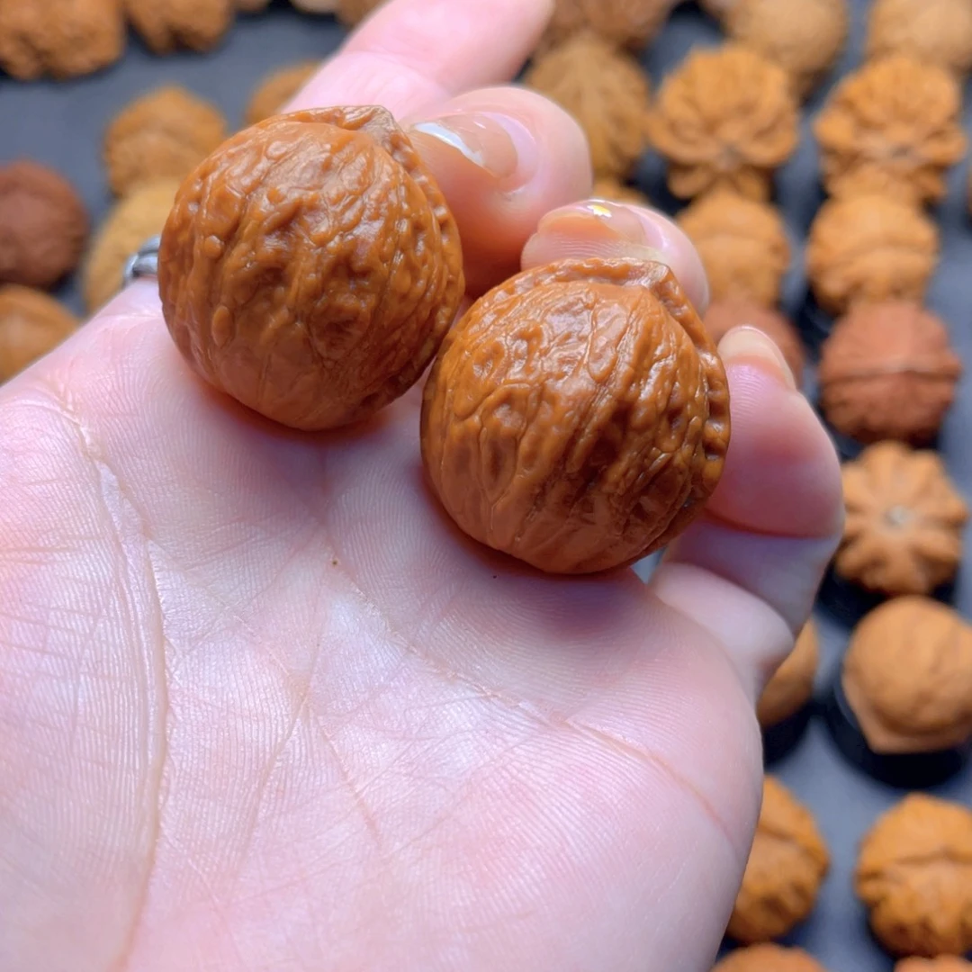 核桃文玩把件小肉丸