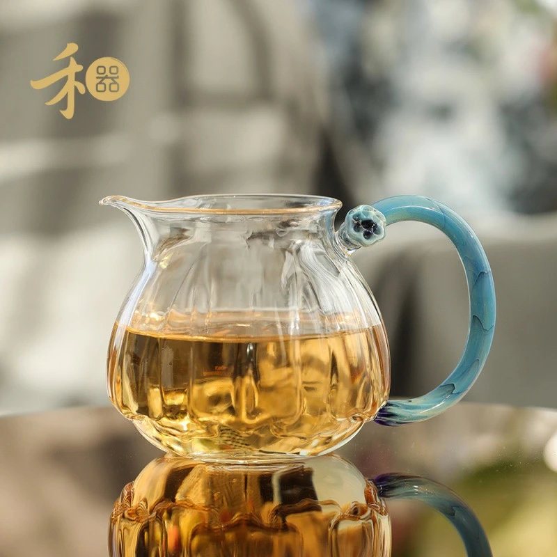 禾器 莲君茶海加厚玻璃公道杯耐热玻璃茶器家用分茶器大号匀杯