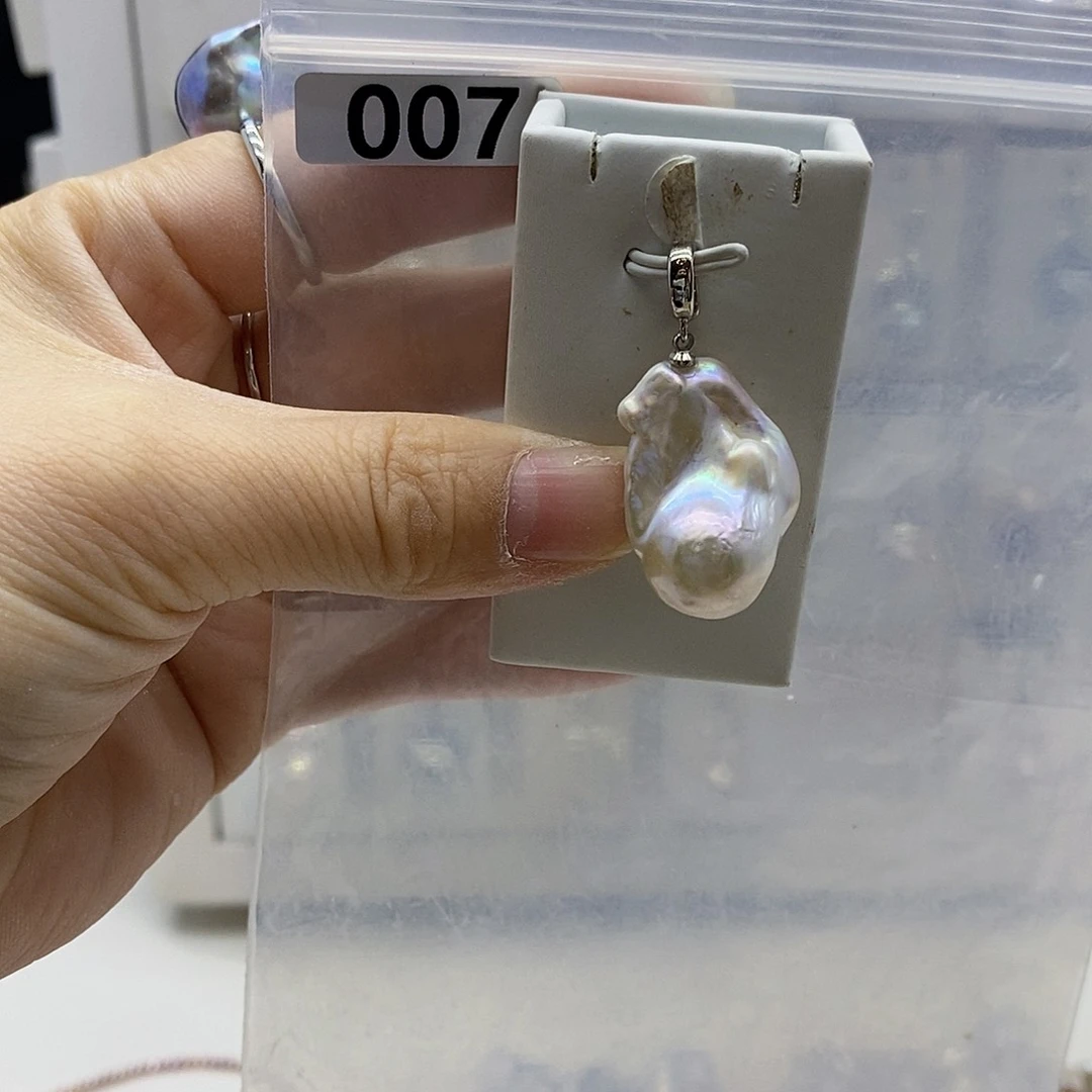 颈饰合金淡水珍珠
