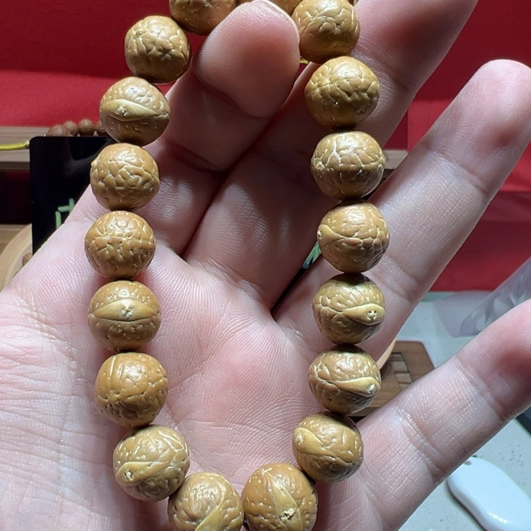手串凤眼菩提14mm尼泊尔凤眼菩提单圈