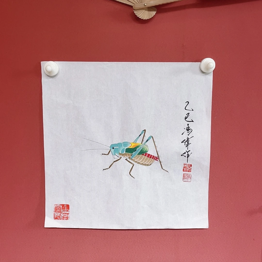 国画冯伟老师手绘国画作品音浩