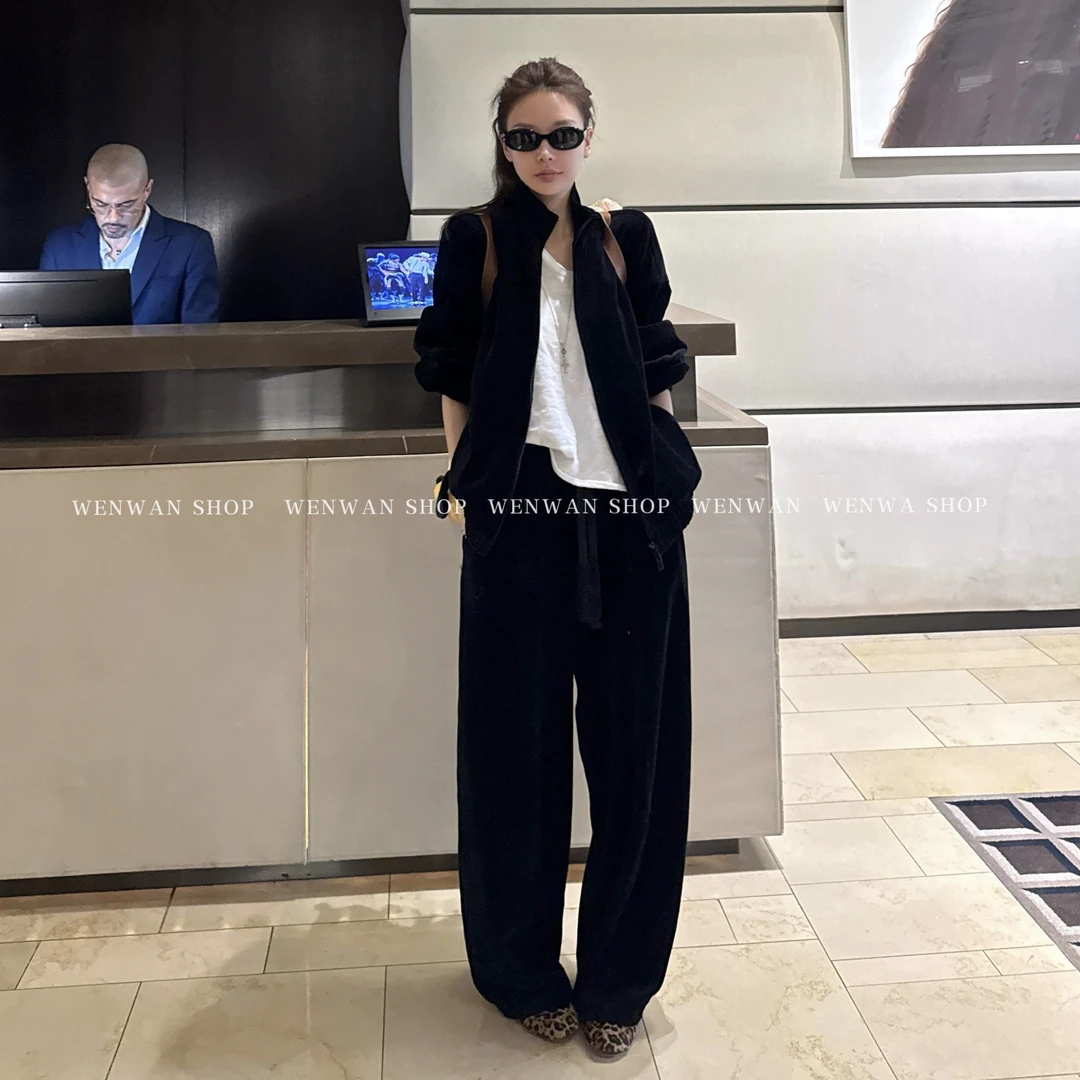 双十一狂欢价!【24小时舒适】2色!百搭休闲套装(外套+长裤)