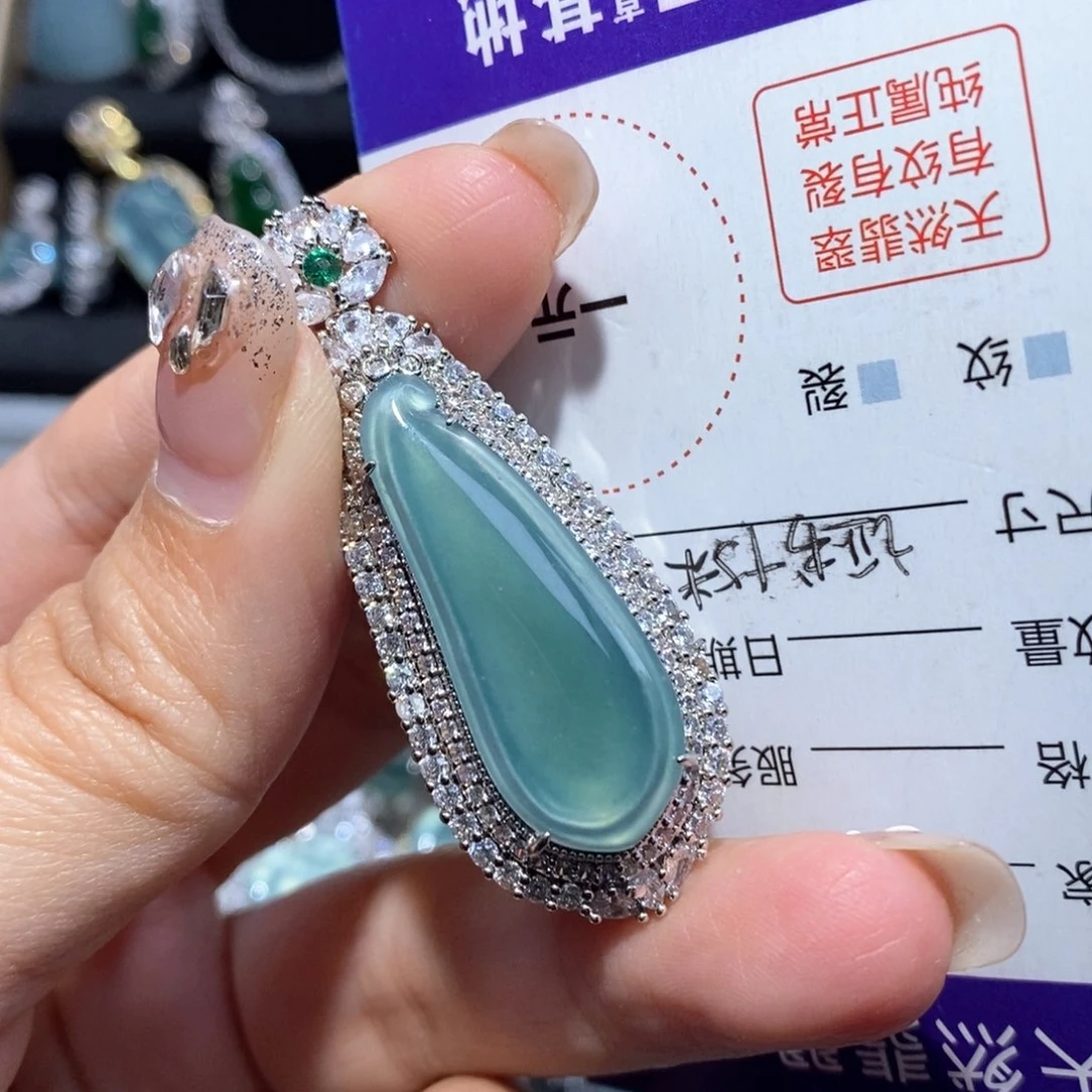 翡翠项链未镶嵌邹*洲翡翠