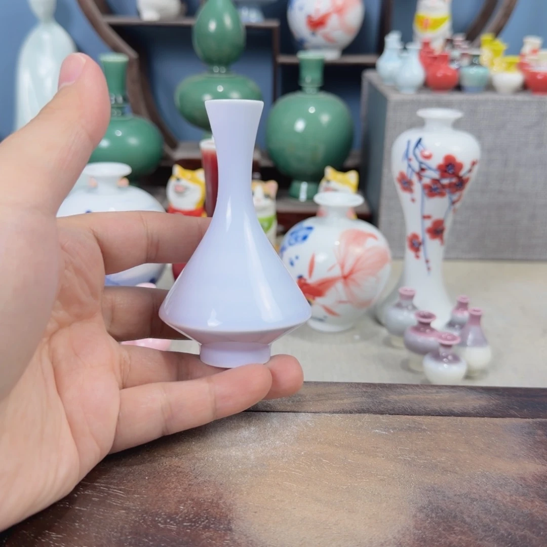 陶瓷手工小花器摆件