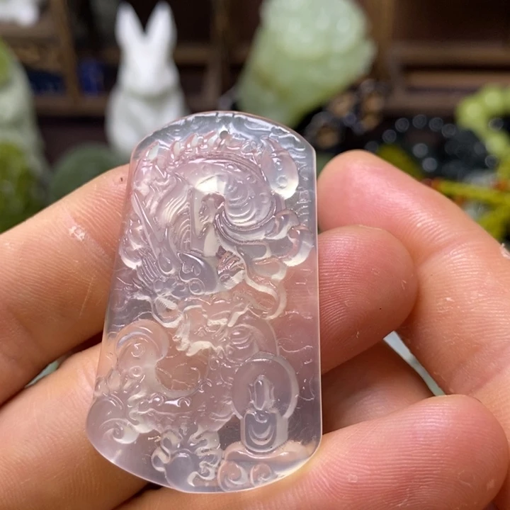 岫玉未镶嵌岫玉挂件