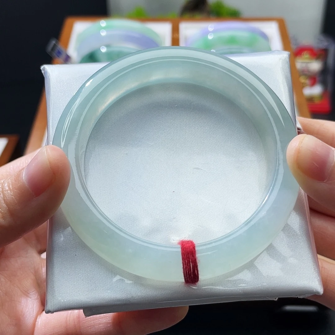 翡翠未镶嵌手镯55