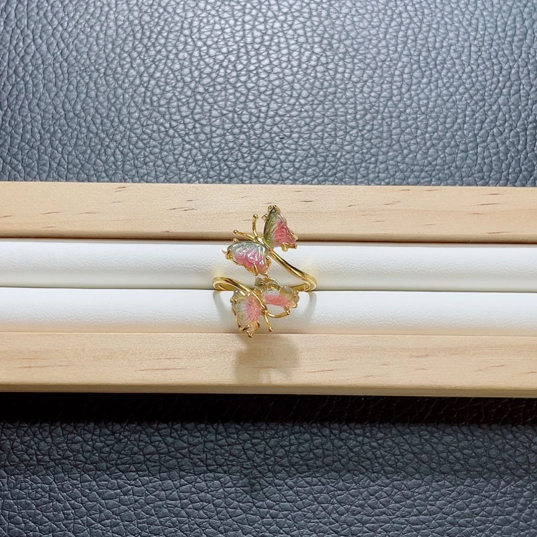 碧玺戒指未镶嵌碧玺戒指