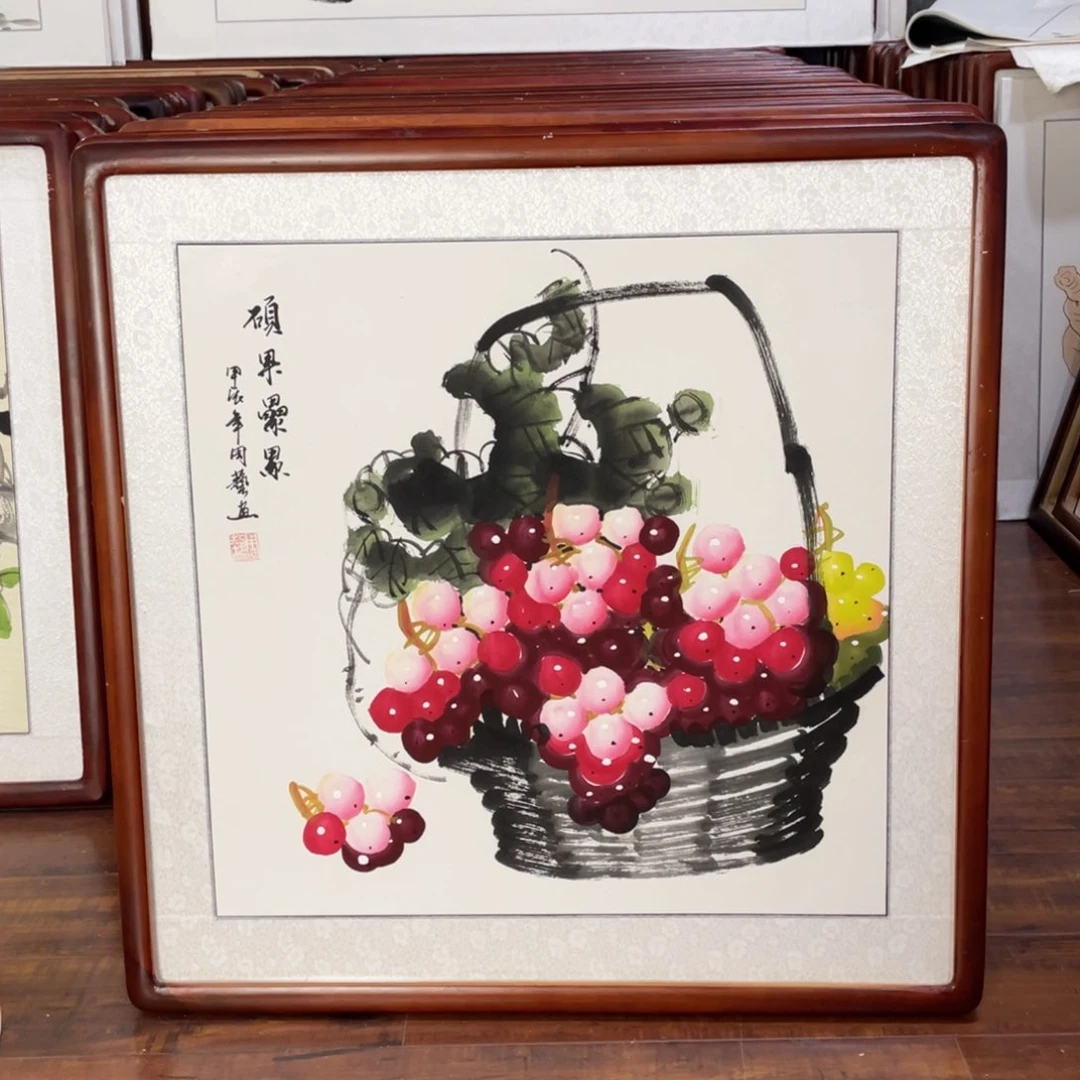国画带框尺寸63*63厘米