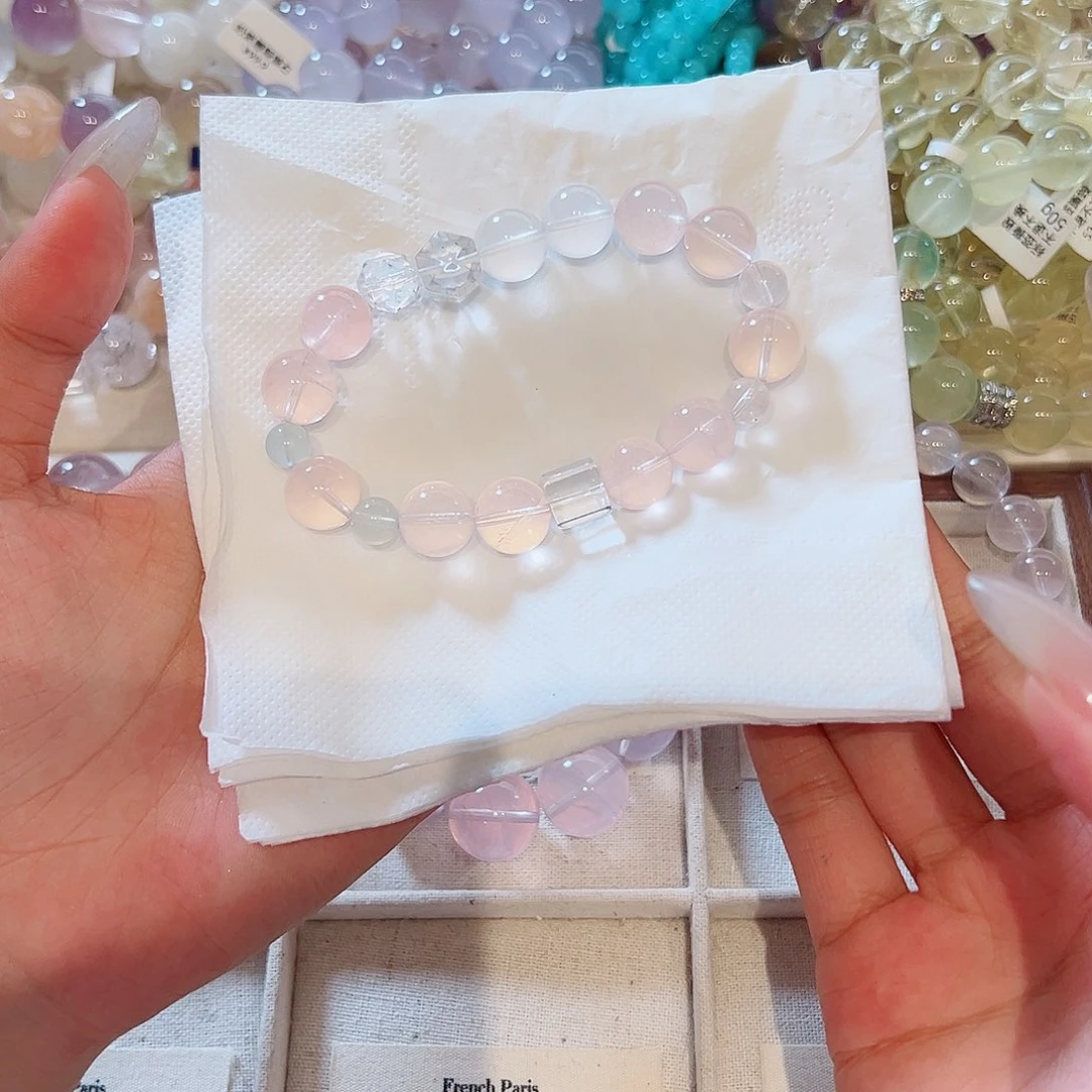 咕***歡水晶手链未镶嵌48小时鉴赏