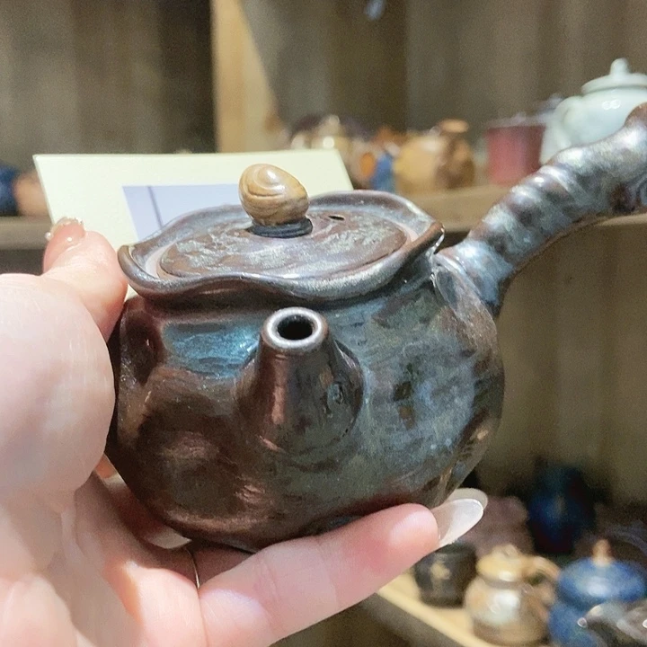 柴烧老岩泥高端茶器