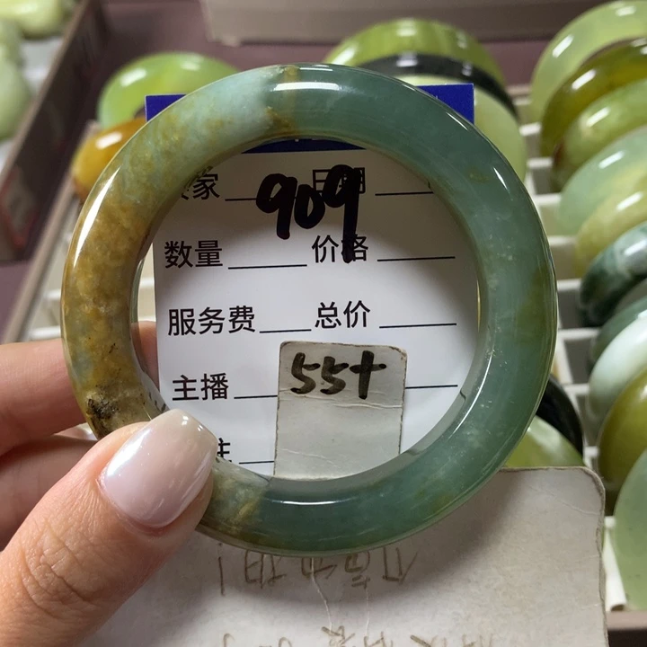 未镶嵌蛇纹石玉手镯909