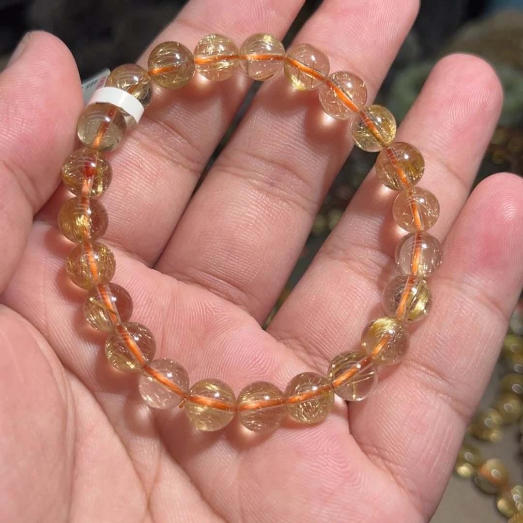 F***g水晶手串未镶嵌发晶