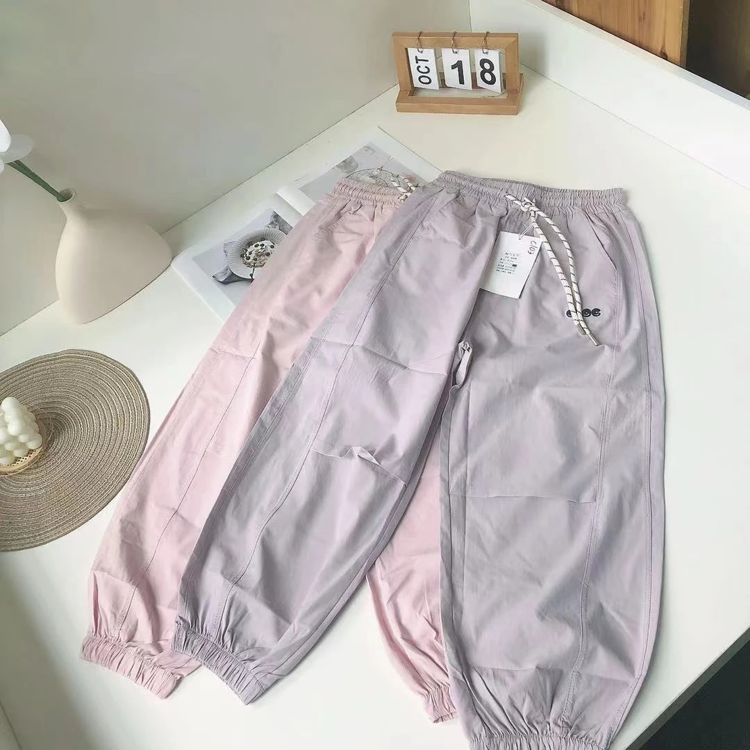 C103淘气儿童夏季休闲裤A字母81066