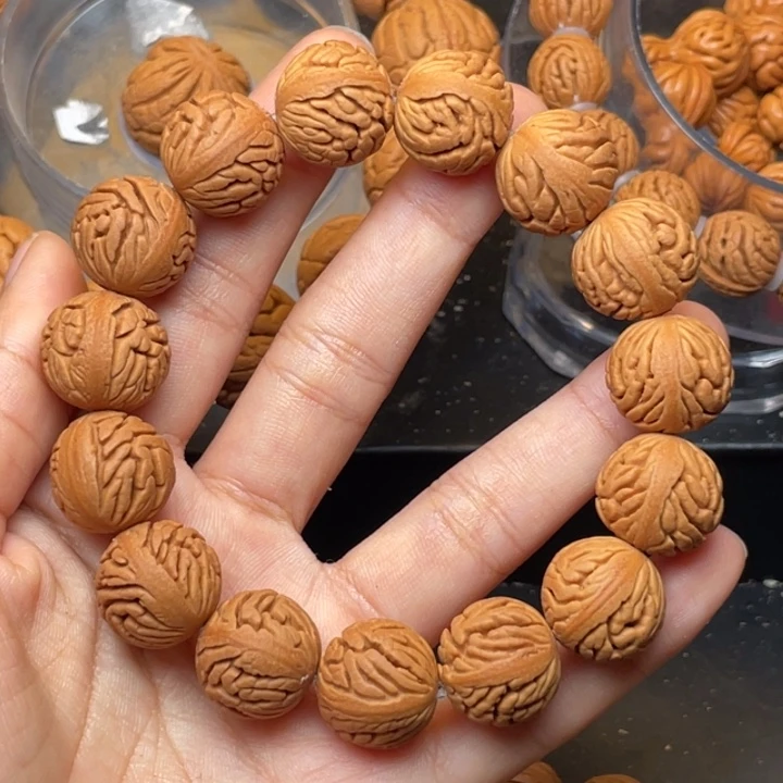 桃核手串绣球桃核16