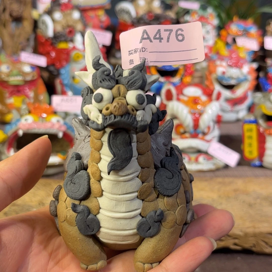 泥塑纯手工茶宠摆件