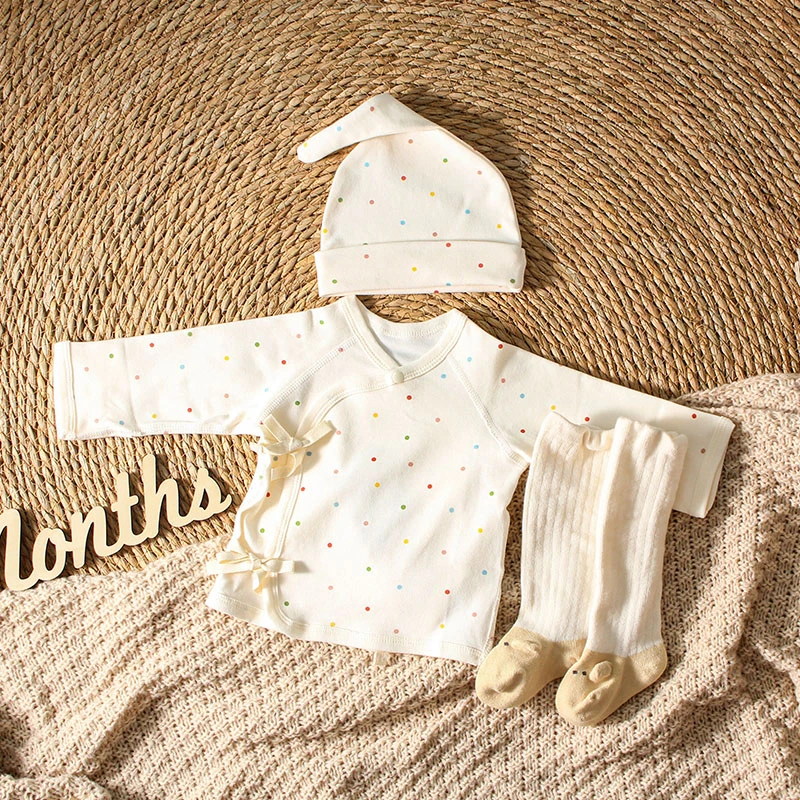 保暖装四季春秋上衣和尚服女宝欧美复古休闲风新生婴纯棉半背衣服