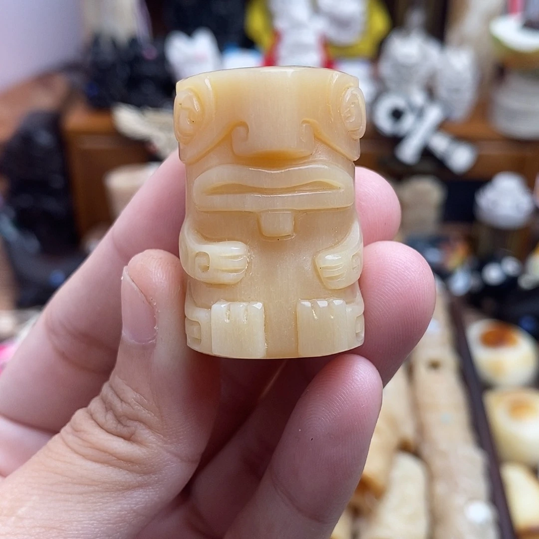 鹿骨把件咖**c16结界兽骨笛