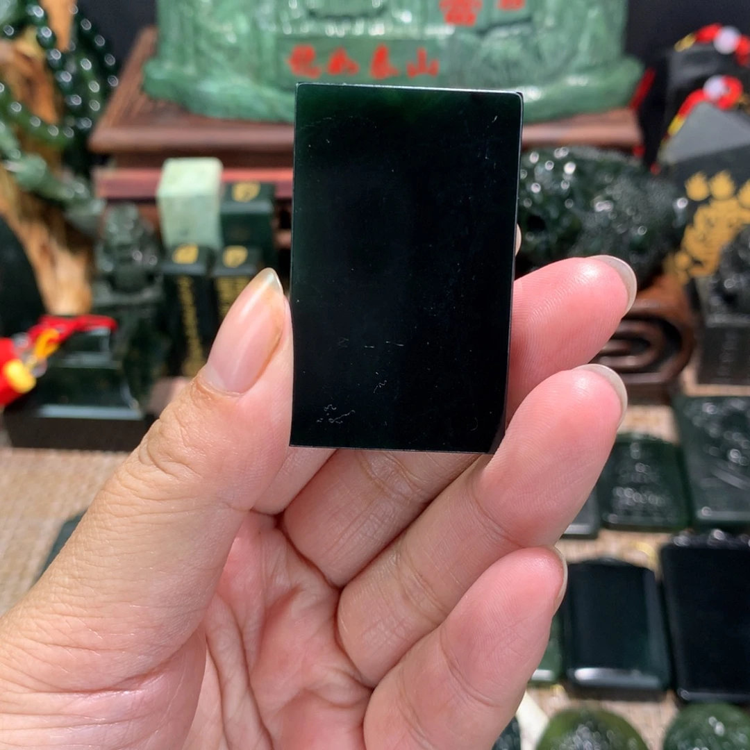 泰山玉精品平安牌挂件